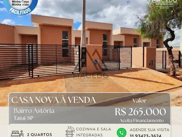 #672 - Casa para Venda em Tatuí - SP